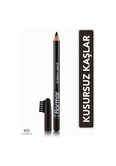 Flormar Eyebrow Pencil Yumuşak Dokulu Kaş Kalemi 405 Bitter Brown