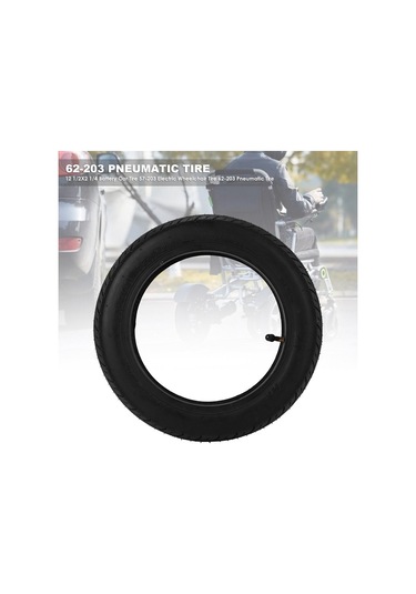 Dinosaurs 12 1/2x2 1/4 Akülü Araba Lastiği 57-203 Elektrikli Tekerlekli Sandalye Iç Ve Dış Lastik 62-203 Pnömatik Lastik