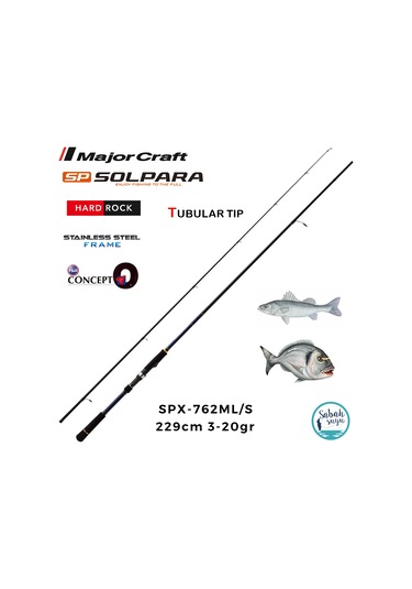 Major Craft Solpara Spx-762ml/s 229cm 3-20gr 2p Spin Kamış