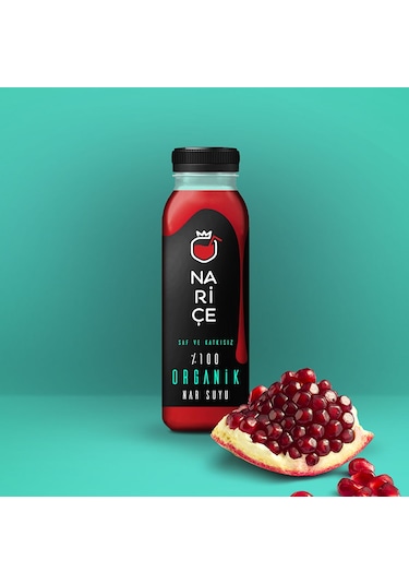 Nariçe Organik Nar Suyu 5 x 1 L