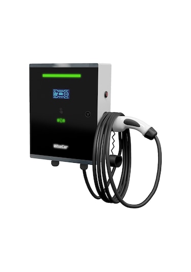 WiseCar Wallbox 22 KW Kablolu 5 M Elektrikli Araç Şarj İstasyonu