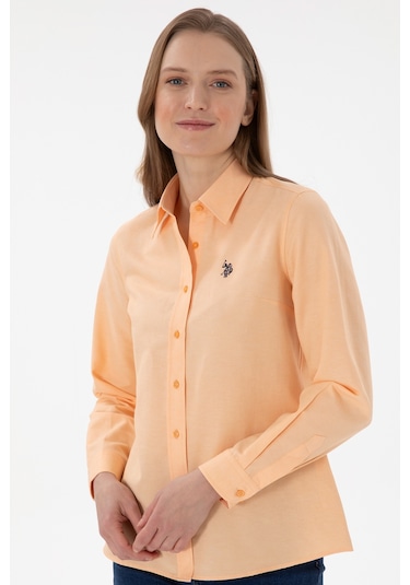 U.s. Polo Assn. Kadın Kavun Gömlek Basic 50307726-vr202 Kavun