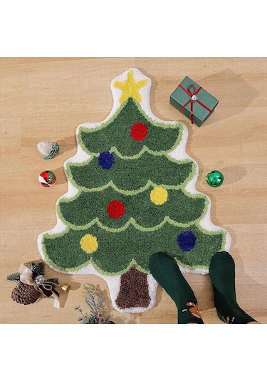 Suntek Yılbaşı Ağacı Halısı Nordic Sağlam Yumuşak Stil-d Stil D