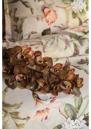 İssimo Morange Tencel Nevresim Takımı Çift Kişilik-2126 Çok Renkli