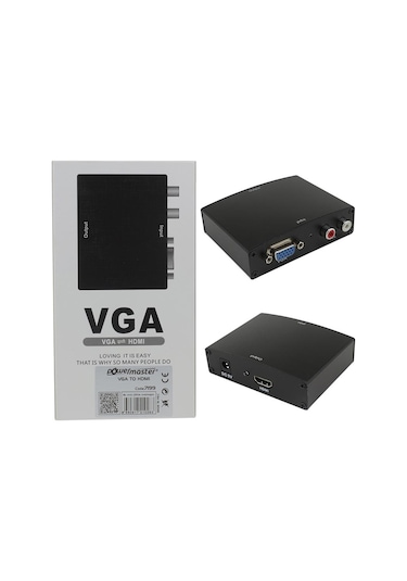 Powermaster Pm-7199 Vga To Hdmı Dönüştürücü Adaptörlü