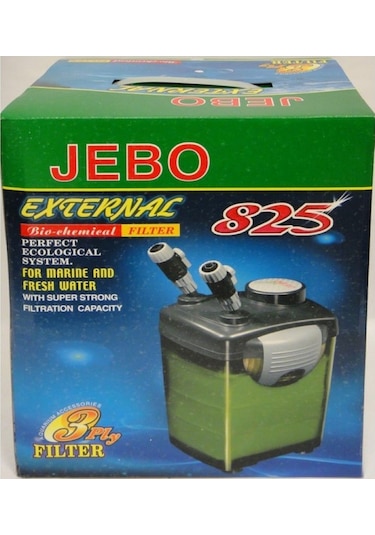 Jebo 825 Akvaryum Dış Filtre 1000 L/S Seramik Halka. Aktif Karb