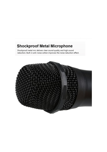 Yunboo Kablosuz El Mikrofonu - Usb Alıcılı, 50m Menzilli, Profesyonel Ses Kalitesi