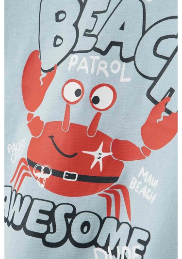 Name It Nmmvagno Ss Loose Top Mavi Erkek Çocuk Kısa Kol T-shirt Mavi