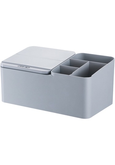 Suntek Çok Fonksiyonlu Akıllı İndüksiyon Saklama Kutusu Ofis Gri + Usb