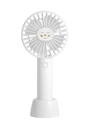 800 Mah Plastik El Fan, Öğrenci Yurtta Küçük Taşınabilir Fan Için Uygun Şarj Edilebilir Basit Rüzgar Op87zz Beyaz