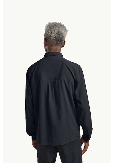 Jack Wolfskin Sierra Canyon Ls Erkek Gömlek Lacivert