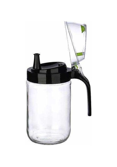Cam Yağdanlık - Kulplu Sirkelik Sosluk 660Ml