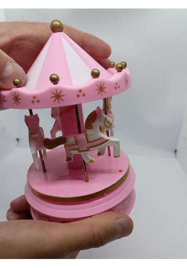 PEMBE ATLI KARINCA MÜZİK KUTUSU