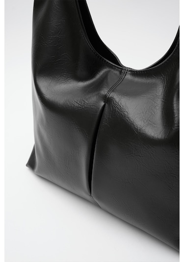 Zaura Salaş Omuz Çantası Siyah Siyah