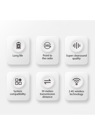 Maiyame Profesyonel Kablosuz Mikrofon - Gürültü Azaltma, Yüksek Hassasiyet, 30m Menzil, 12 Saat Pil Ömrü