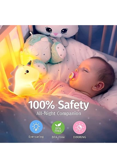 Tekboynuz Gece Lambası, Çocuklar İçin 7 Renkli Gece Lambası Bebek Led, Kızlar Erkekler Yetişkinler İçin Şarj Edilebilir Gece Lambası, Dokunmatik Ekranlı Çocuk Gece Lambası Silikon, Lu Diğer Tekboynuz Gece Lambası, Çocuklar İçin 7 Renkli Gece Lambası Bebek Led, Kızlar Erkekler Yetişkinler İçin Şarj Edilebilir Gece Lambası, Dokunmatik Ekranlı Çocuk Gece Lambası Silikon, Lu Diğer