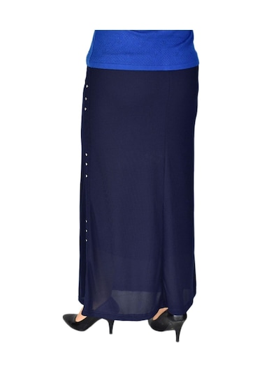 Kadın Lastikli Puntalı Dar Etek Waffle 001