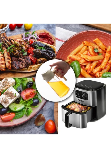 Porsima Alk-3154 Çok Amaçlı Cam Sprey Şişe Yağlık Yağdanlık Krem