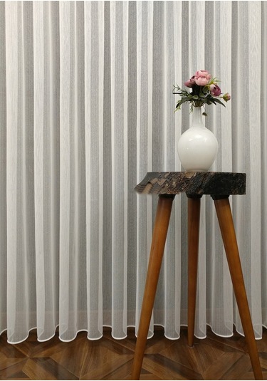 Evdepo Home Kullanıma Hazır Sade Tül Perde