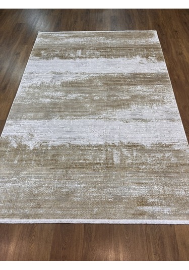 Cream Gold Viskon Ve Polyester İle Üretilen Şık Salon Halısı Cream Gold
