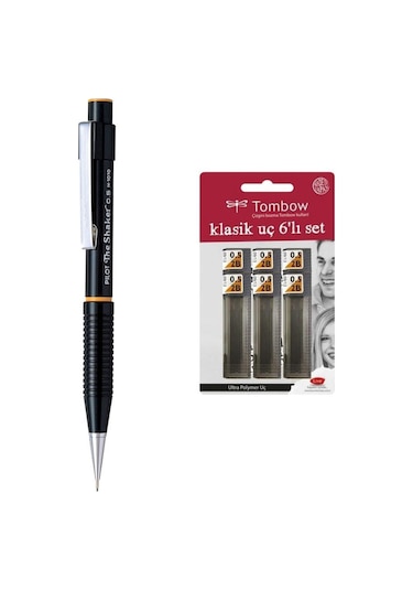 Pilot Versatil Kalem Shaker 0.5 Uç + Tombow 0.5 Mm 2b Uç 6 Adet
