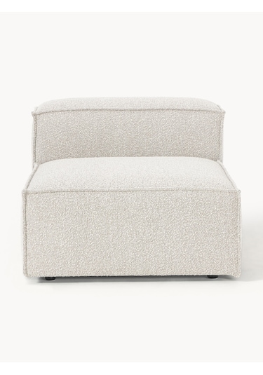 Most Mollis Orta Modül Berjer Silinebilir 01 Beyaz Lüks Bukle Kum Beyaz