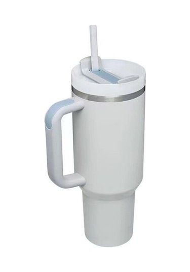 Dinosaurs Shop 40oz Sapır Kupa 319 Paslanmaz Çelik Kupa Vakum Çift Katmanlı Taşınabilir Buzlu Bully Saman Vakum Kupası-275 Altın