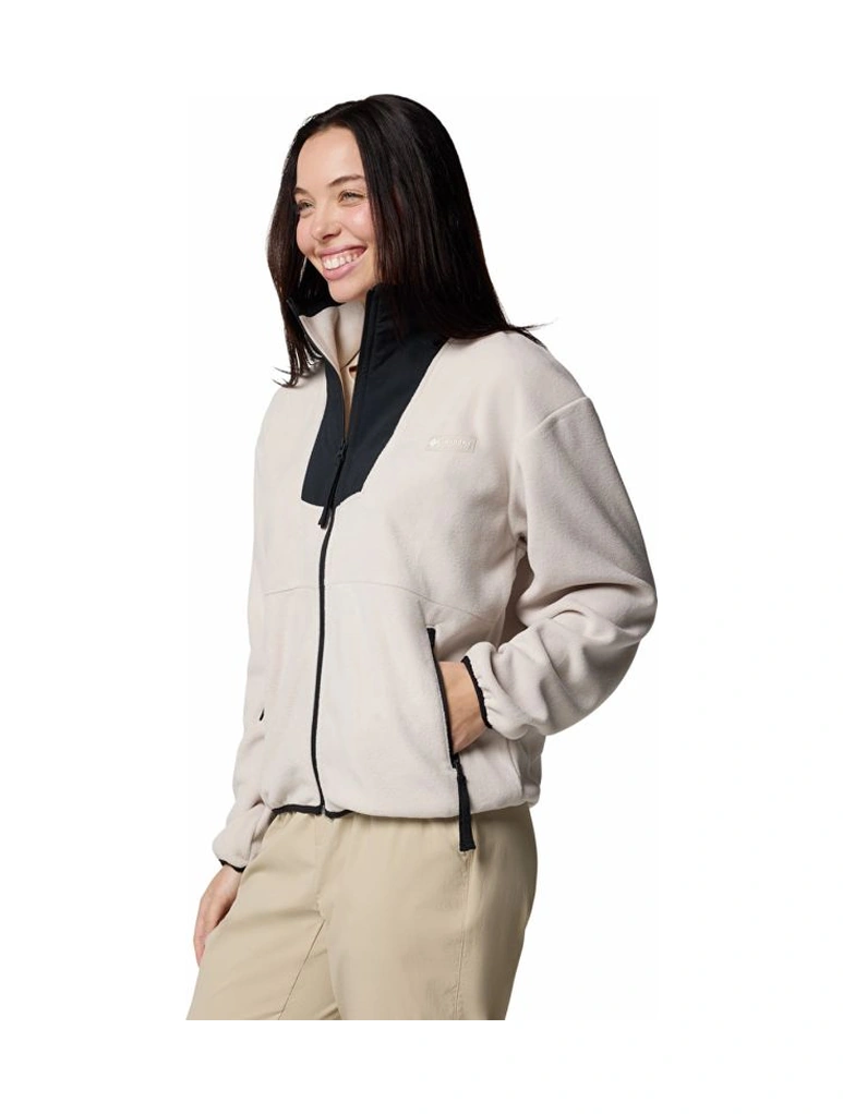 Columbia Sequoia Grove Full Zip Fleece Krem Kadın Outdoor Polar Al0684 Bej