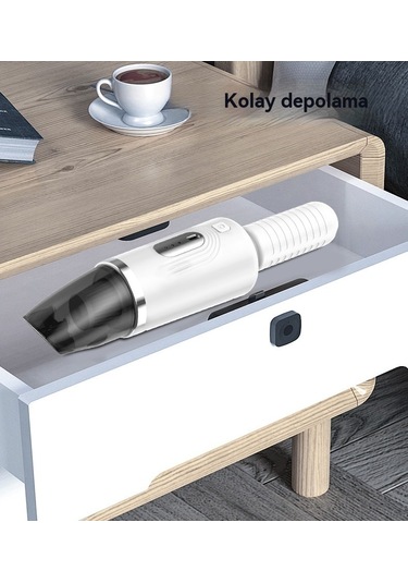 Jian Fan Ev Tipi Büyük Emişli Elektrikli Süpürge Siyah