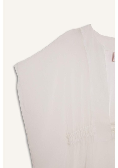 Defacto Beyaz Şifon Kimono-fall İn Love Z9958az25smwt16 Beyaz