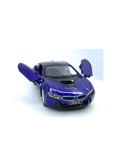 Kinsmart Bmw I8 1 36 Çek Bırak Model Araba lacivert