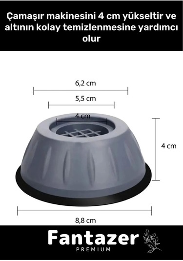 Yeni Sezon Gürültü Engelleyici Titreşim Önleyici Kauçuk Çamaşır Bulaşık Makinesi 8 Adet Ayak Pedi Çok Renkli