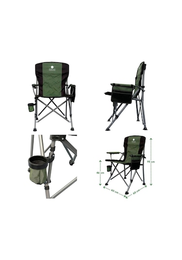 Windcamp Katlanır Kamp Sandalyesi Lux Green