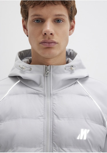 Mavi - Mavi Pro Logo Reflektör Detaylı Gri Ceket 0110559-70075 Gri