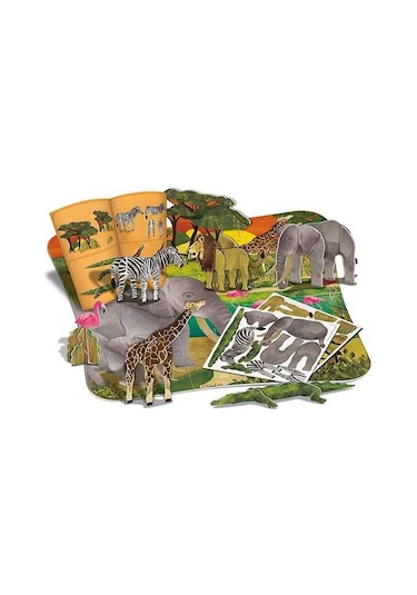4M ThinkingKits 3D Puzzles Safari