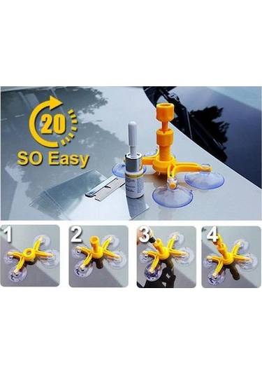 Polham Araç Camı Çatlak Tamir Kiti Araba Camı Tamir Kiti Çatlak T