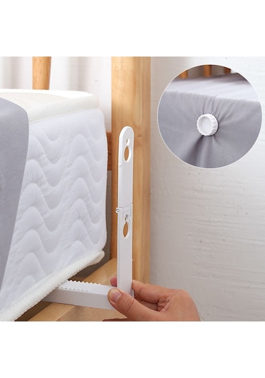 4 Parça Katlanır Yatak Örtüsü Tutucu Kaydırmaz Çarşaf Klipsi