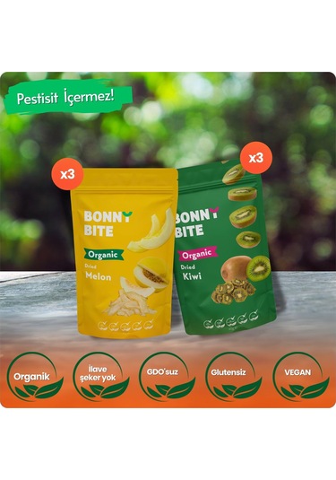 Organik Kavun & Kurutulmuş Kivi 6'lı Paketi Diğer