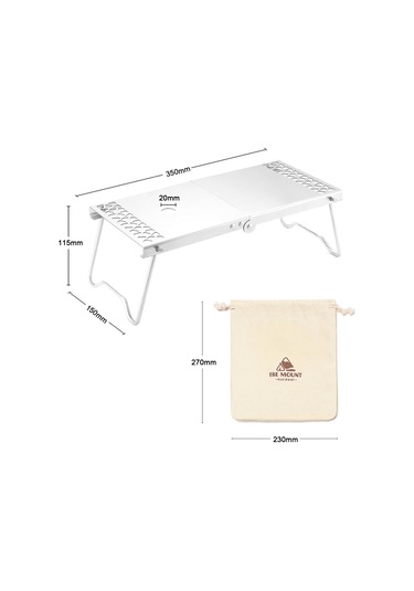 Geeksen Açık Düz Gaz Tankı Katlanır Masa Paslanmaz Çelik Gaz Tankı Katlanır Masa Taşınabilir Mini Kamp Çay Masası Çok Amaçlı Ekleme Barbekü Masası Kamp Aksesuarları Taşınabilir S Çok Renkli