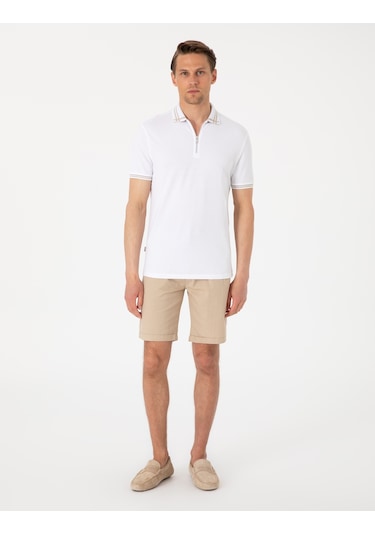 Pierre Cardin Erkek Bej Şort / Bermuda 50308148-vr011 Bej