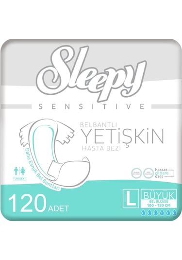 Sleepy Yetişkin Hasta Bezi Large 4 x 30'Lu 120 Adet