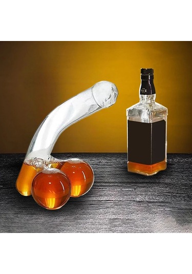 Yaratıcı Sürahi Cam Şarap Suyu Cam Bardak Viski Şampanya Brendi Şeffaf