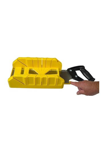 Stanley 1-19-800 Şevli Klampaj 305mm Testereli Gönye Kutu Seti
