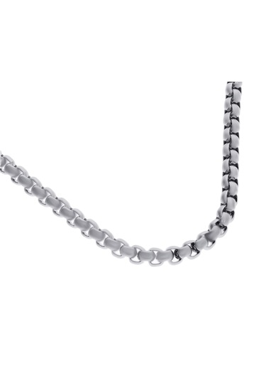 Unisex Çelik 4 Mm Zincir Silver Renk Kolye