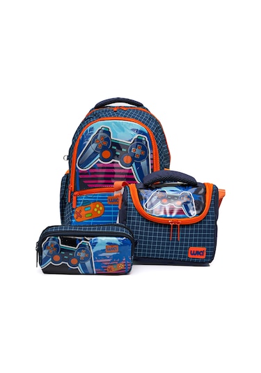 Wia Game Time Erkek Çocuk Çanta Seti Siyah