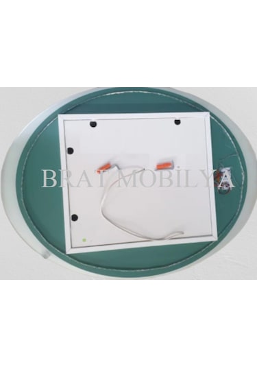 Brat 60x80 Mercekli Buğu Çözücülü Armut Kesim Dokunmatik Led Ayna Şeffaf