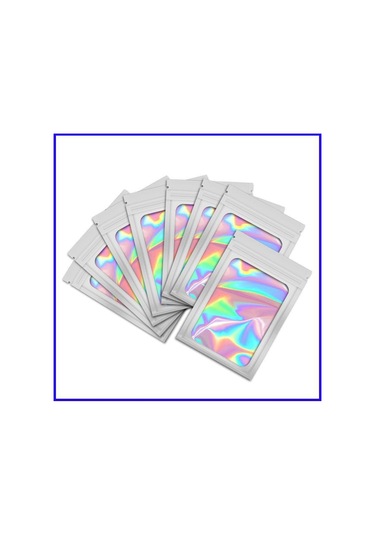 Suntek 100 Adet Açılıp Kapanabilir Koku Folyo Kese Çantalar