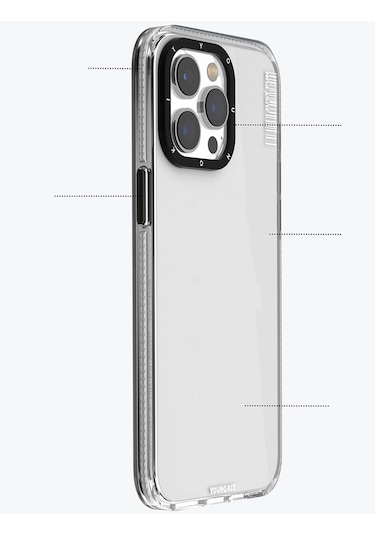 Iphone Uyumlu 15 Pro Max Kılıf Pürüzsüz Düz Arka Yüzey Youngkit Crystal Color Serisi Kapak