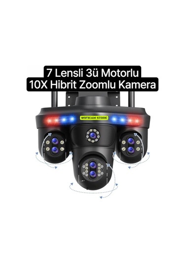 7 Lens 4 Görüntü 10x Hibrit Zoom Ptz Güvenlik Kamerası-135889