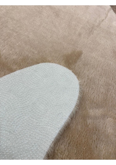 Balat Halı Kalın Kahverengi Peluş Post Halı Karışık, Çok Renkli